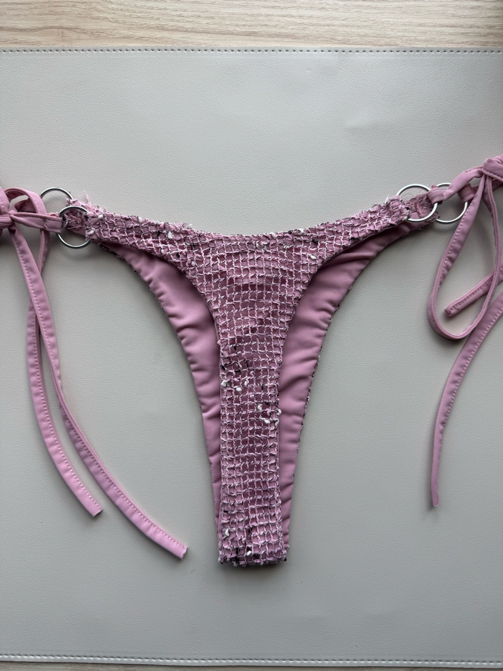 Outcast - Pink ‘Seltzer’ Bikini Set - Crochet - Picture 10 of 10
